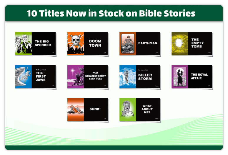 10 Titles in Stock on Bible Stories.