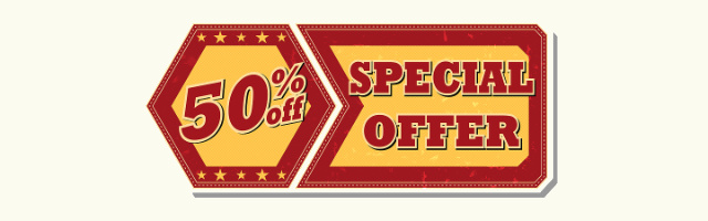 50% Special Offer