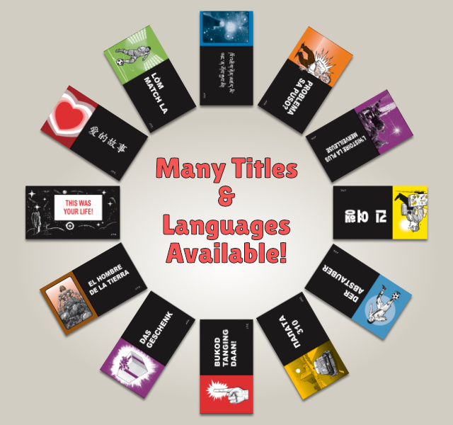 Many Titles & Languages Available!