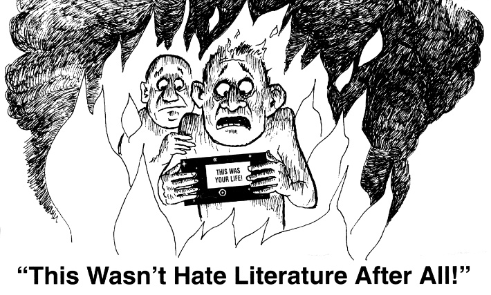 Chick Gospel tracts are not hate literature