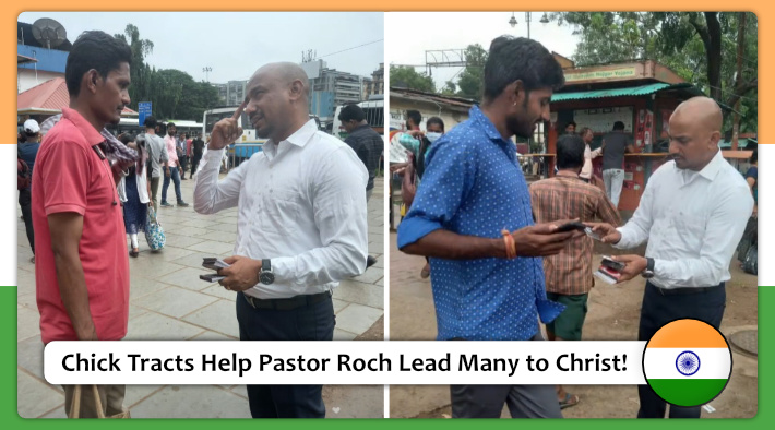 Chick Tracts Help Pastor Roch Lead Many to Christ!