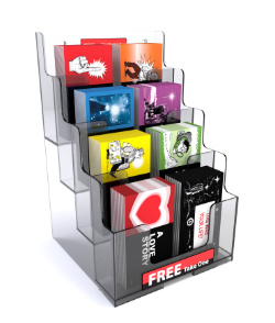 Plastic Display Rack with Chick Tracts